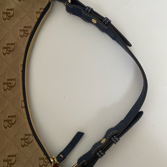 Dooney & Bourke Signature Erica Hobo Canvas Bag - Picture 15 of 15